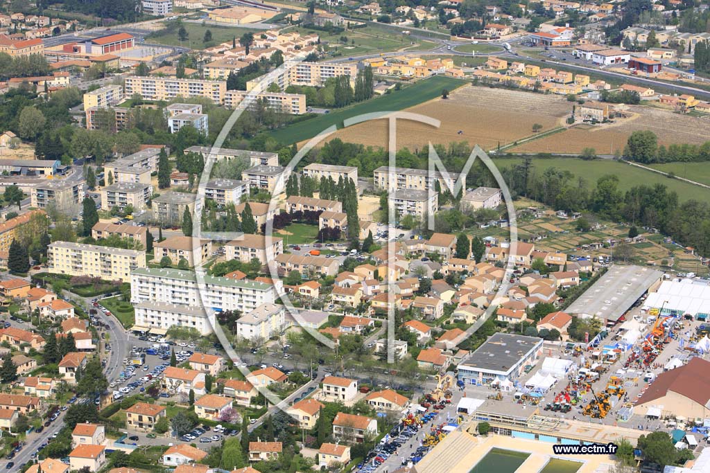 Photo arienne de Brignoles