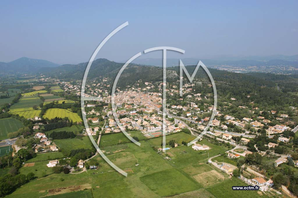 Photo arienne de Camps la Source