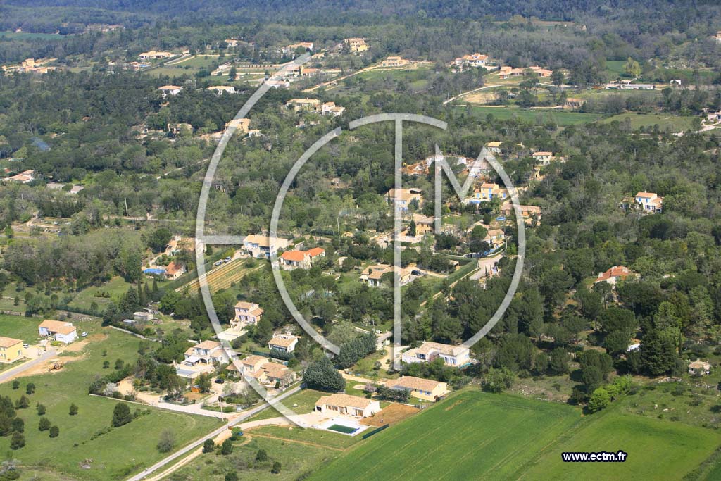 Photo arienne de Camps la Source