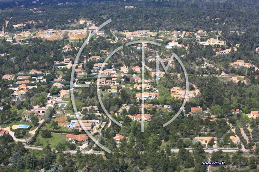 Photo arienne de Saint Maximin la Sainte Baume