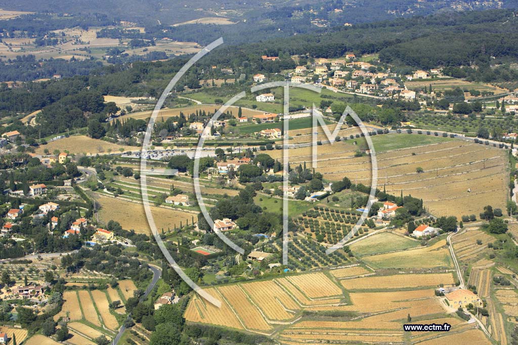 Photo arienne de Le Castellet