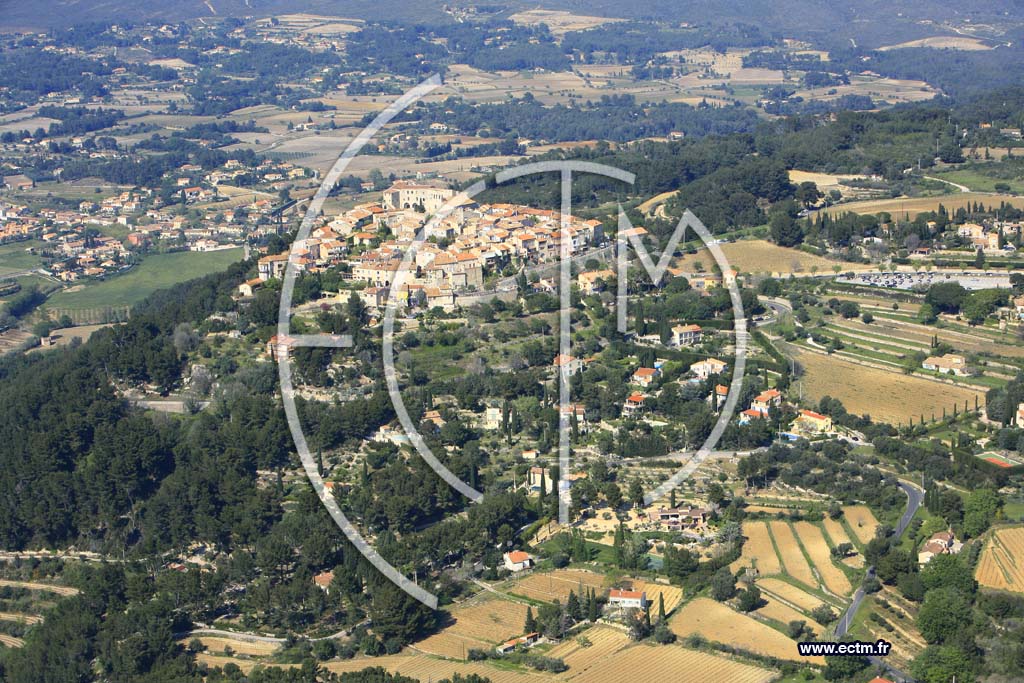 Photo arienne de Le Castellet