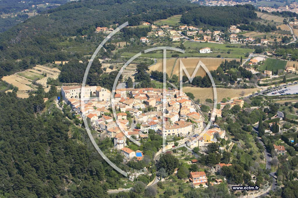 Photo arienne de Le Castellet