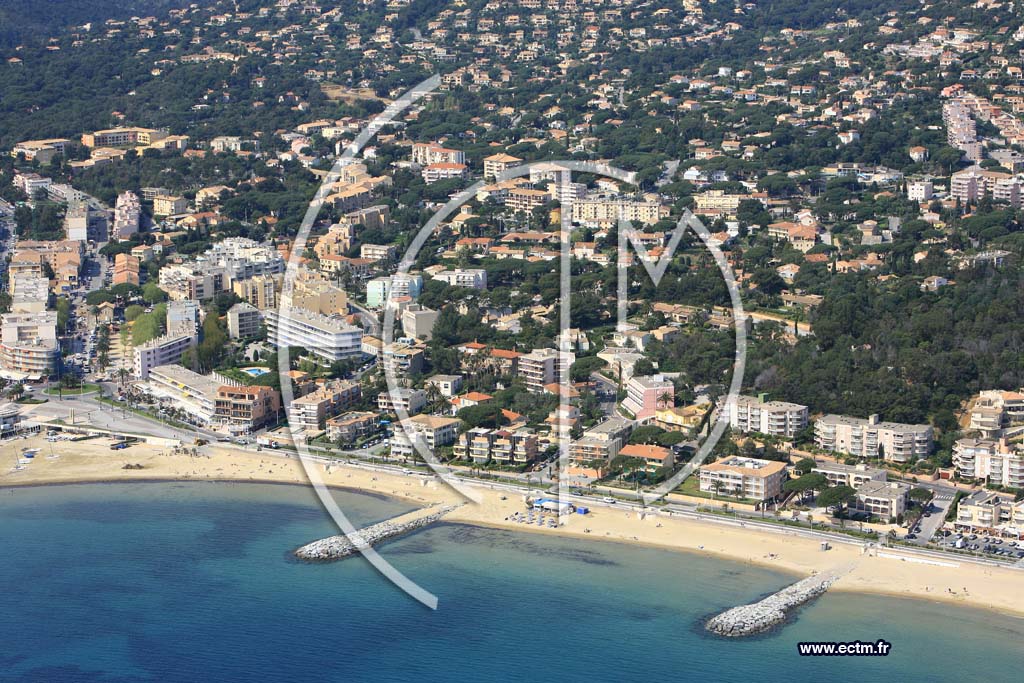 Photo arienne de Cavalaire sur Mer