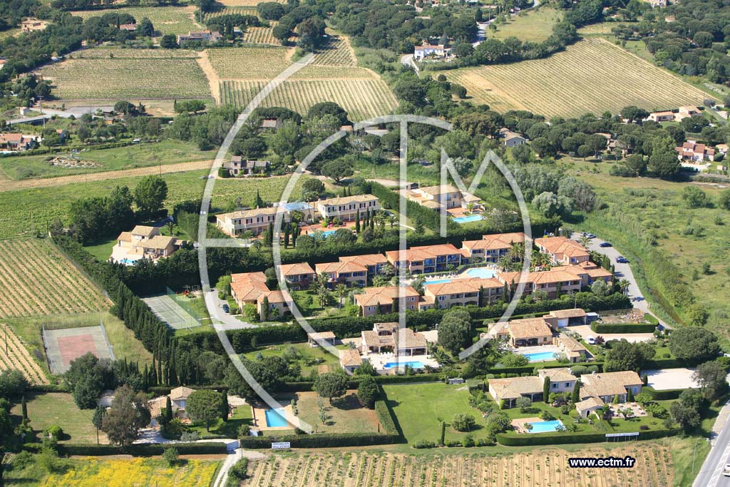 Photo arienne de Grimaud