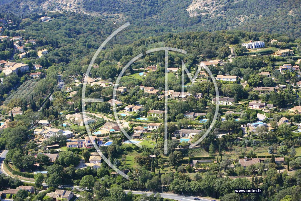 Photo arienne de Grimaud
