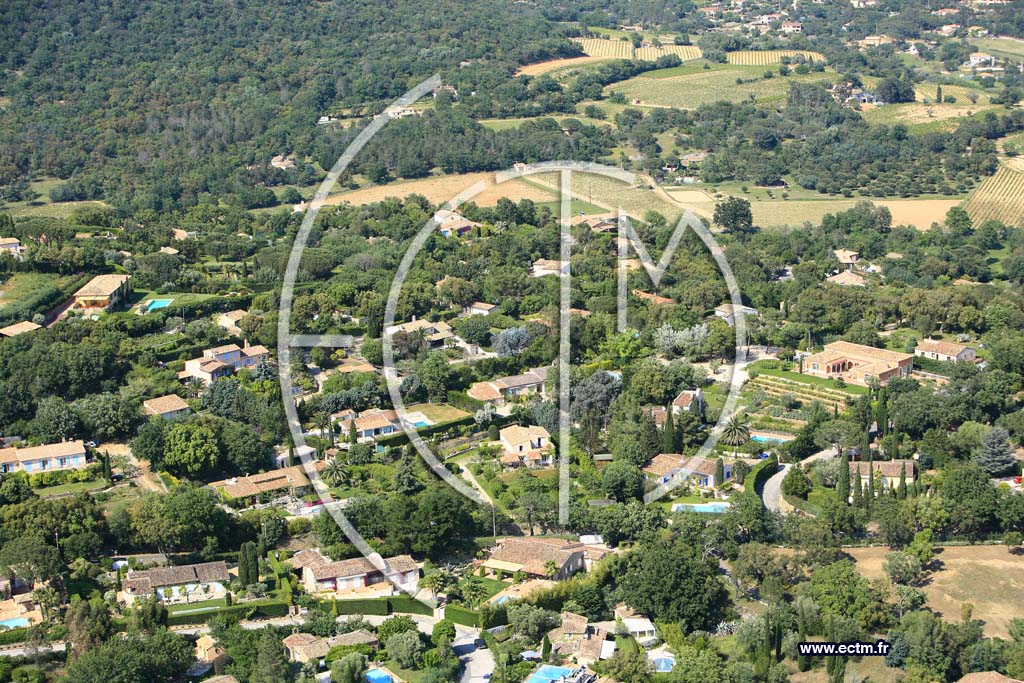 Photo arienne de Grimaud