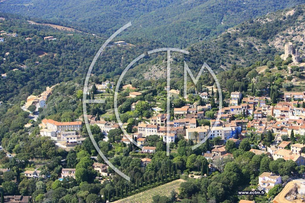 Photo arienne de Grimaud