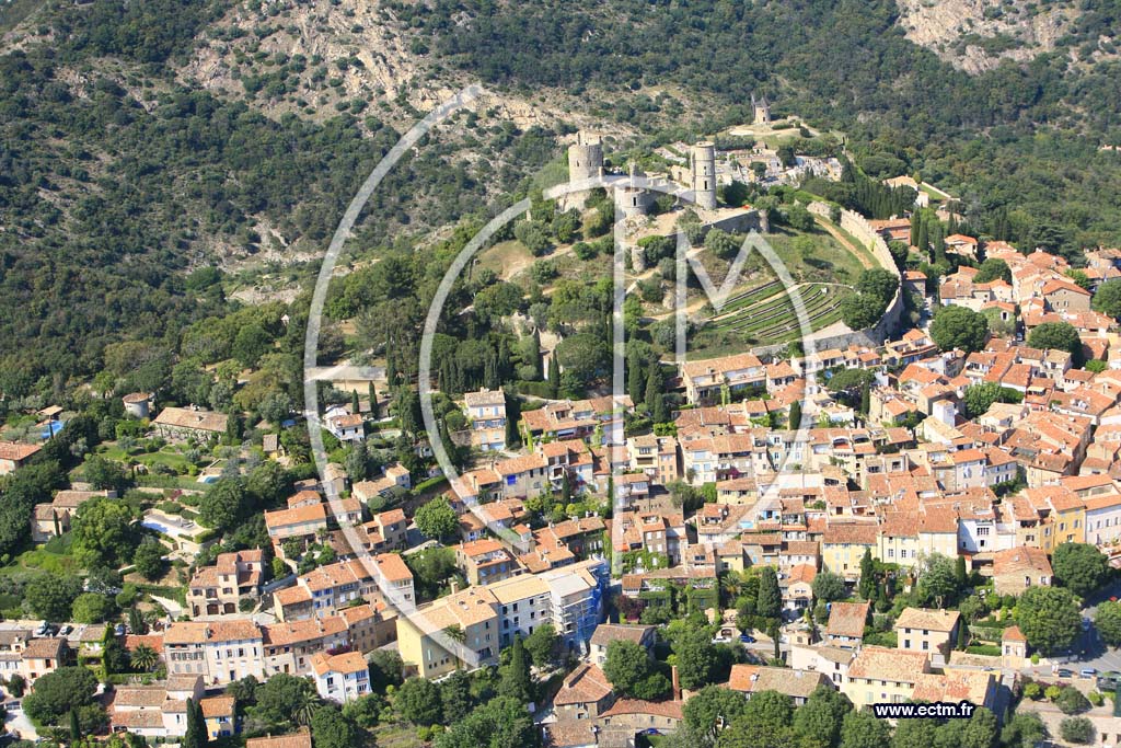 Photo arienne de Grimaud