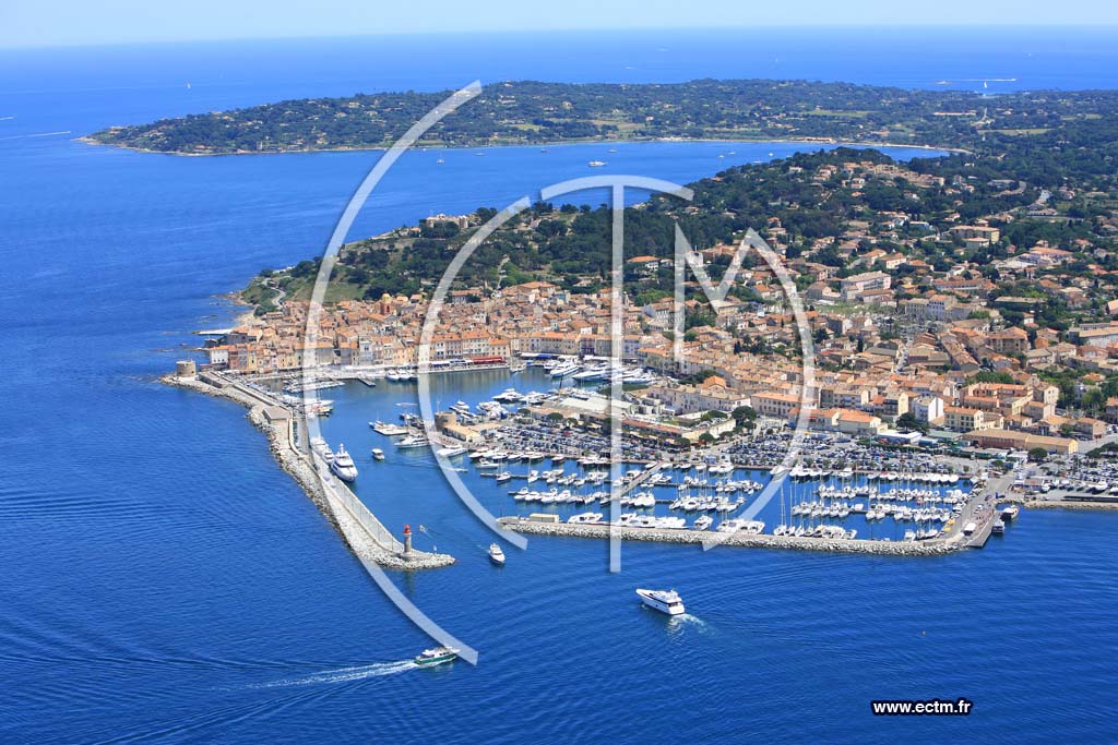 Photo arienne de Saint Tropez