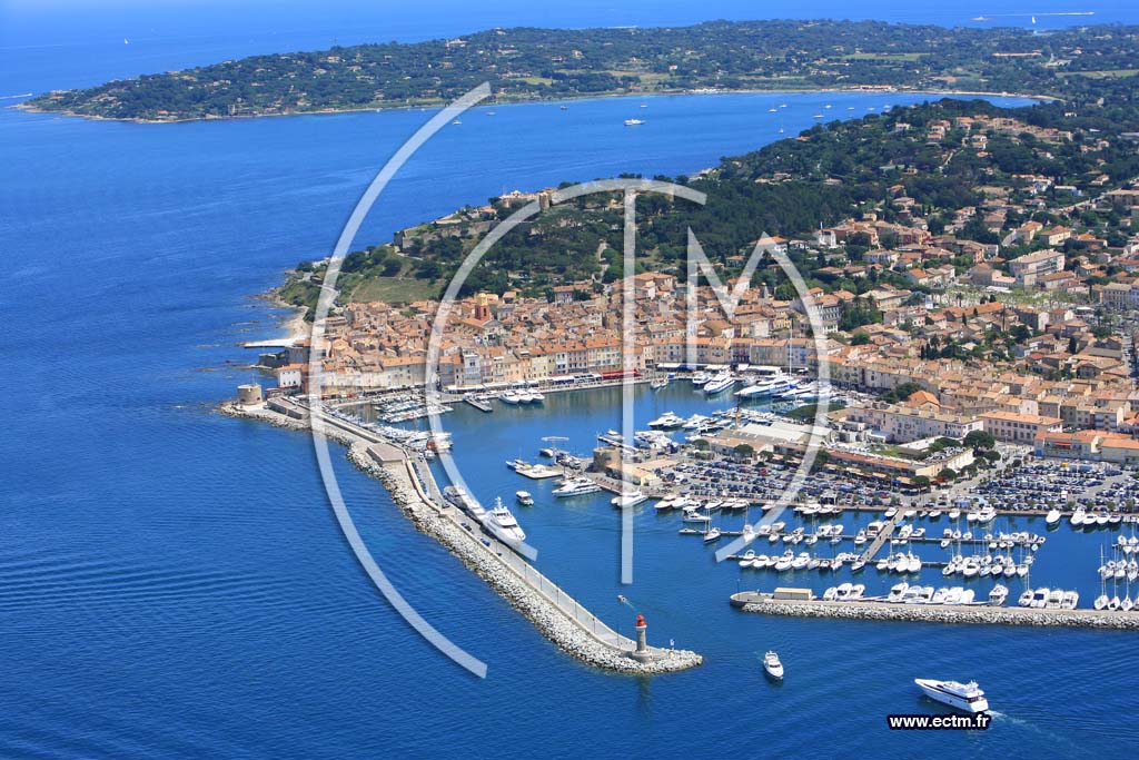 Photo arienne de Saint Tropez