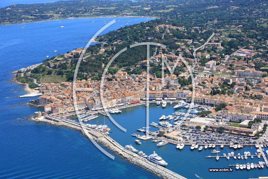 Photo arienne de Saint Tropez