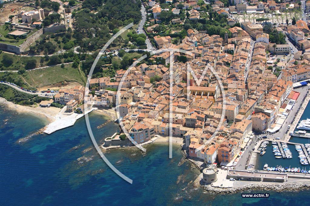 Photo arienne de Saint Tropez