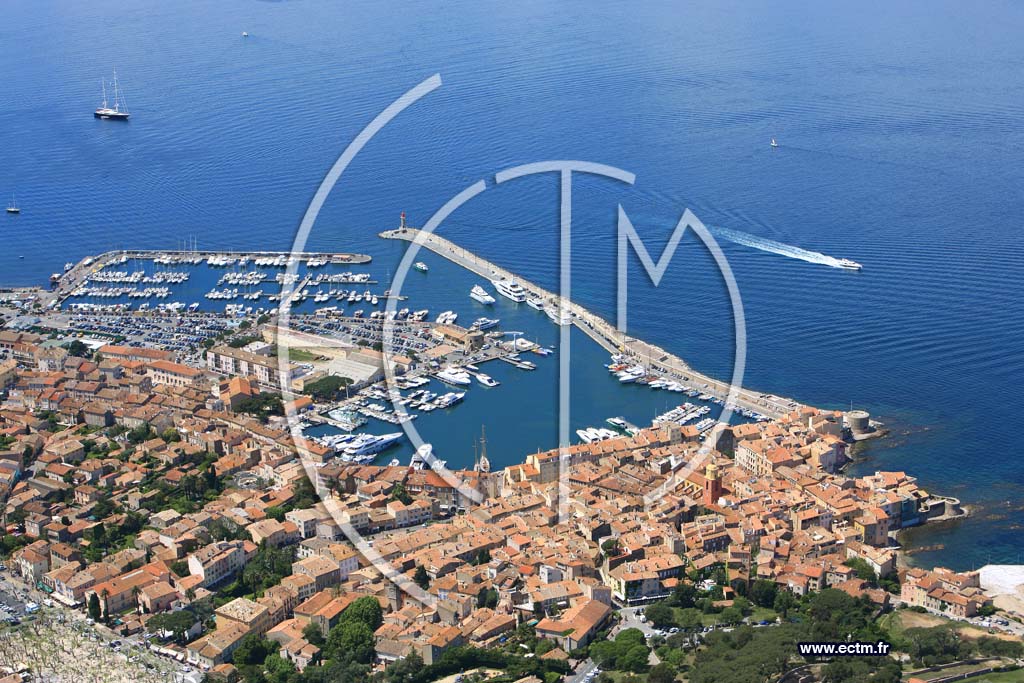 Photo arienne de Saint Tropez