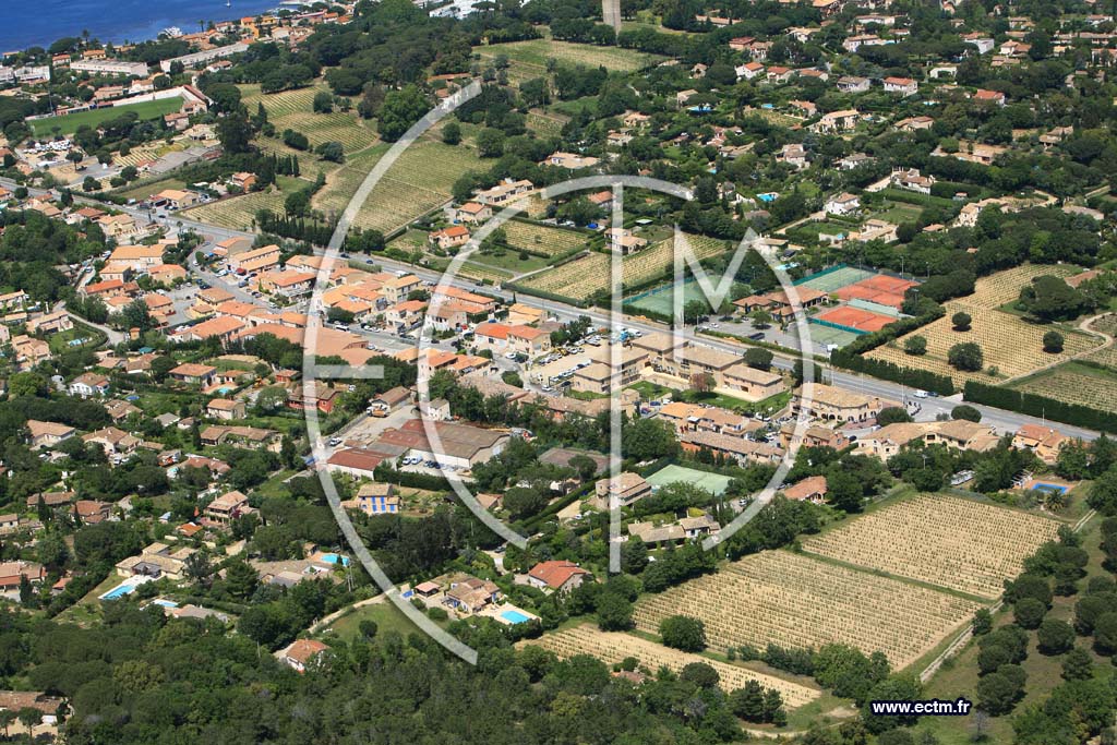 Photo arienne de Saint Tropez