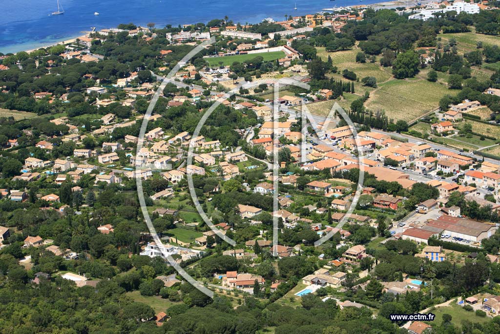 Photo arienne de Saint Tropez