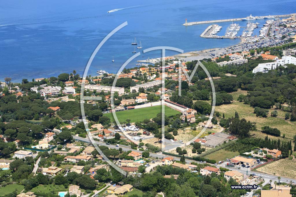 Photo arienne de Saint Tropez