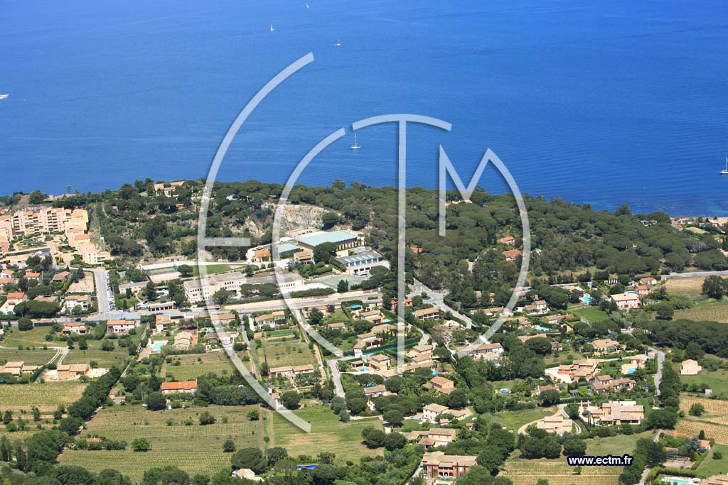Photo arienne de Saint Tropez