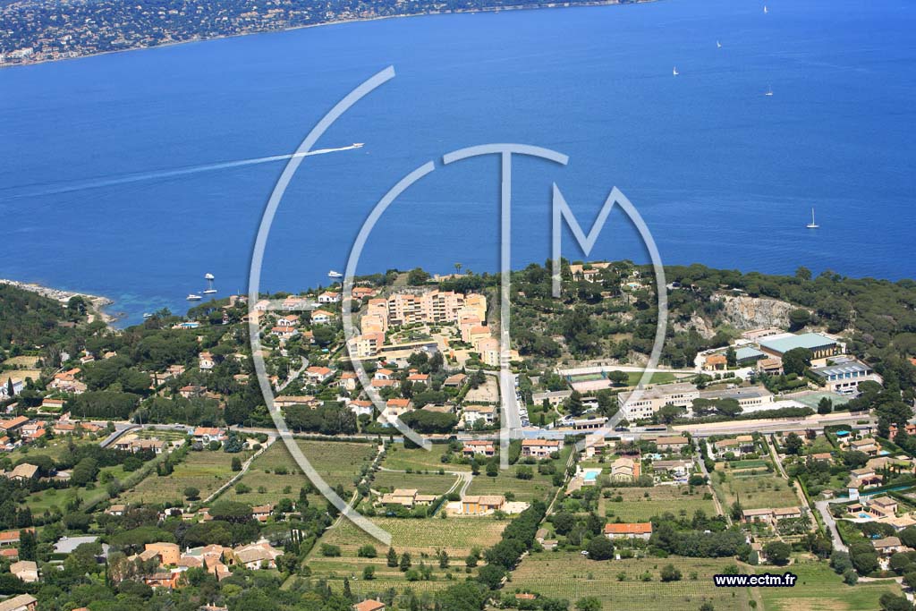 Photo arienne de Saint Tropez