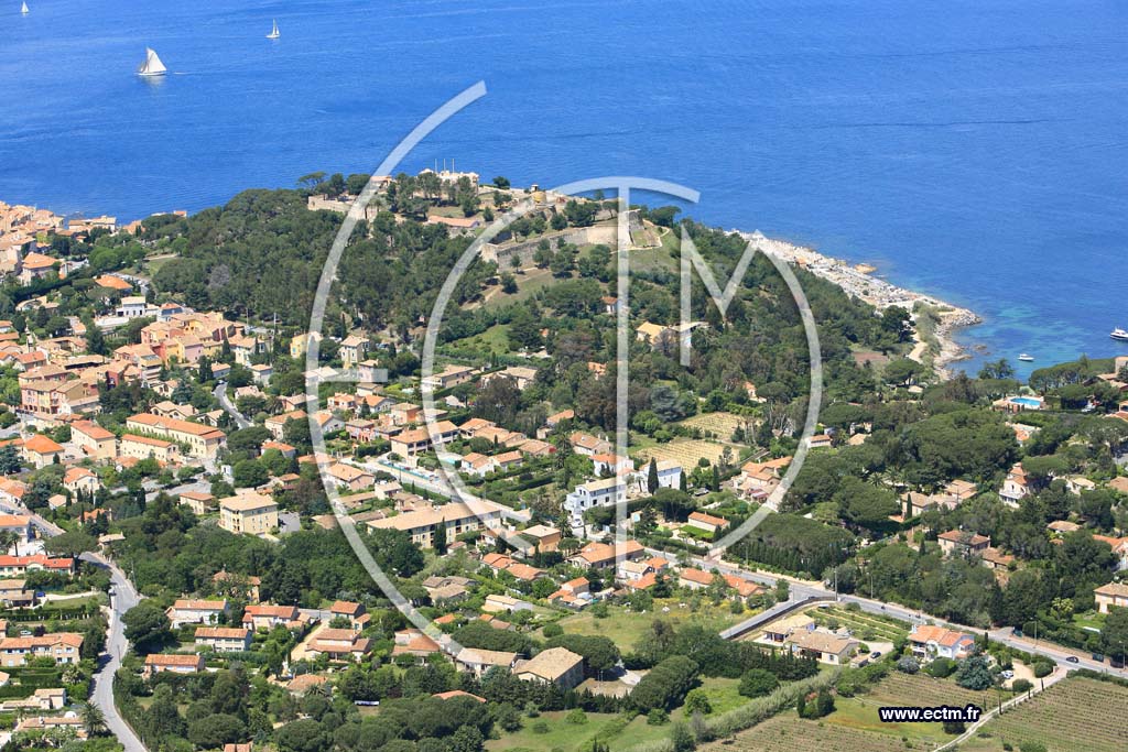 Photo arienne de Saint Tropez