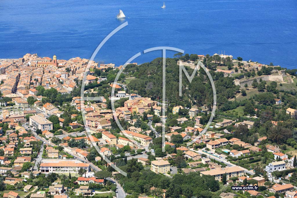 Photo arienne de Saint Tropez