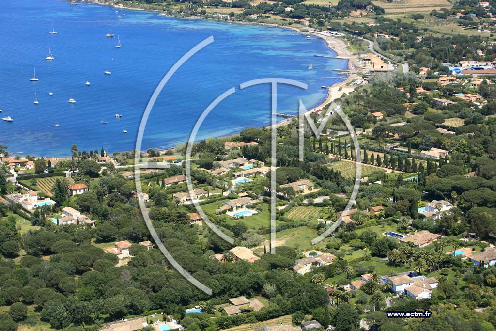 Photo arienne de Saint Tropez