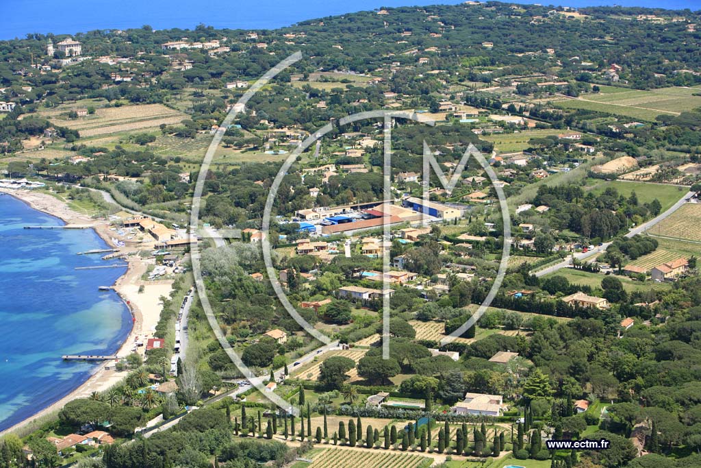 Photo arienne de Saint Tropez