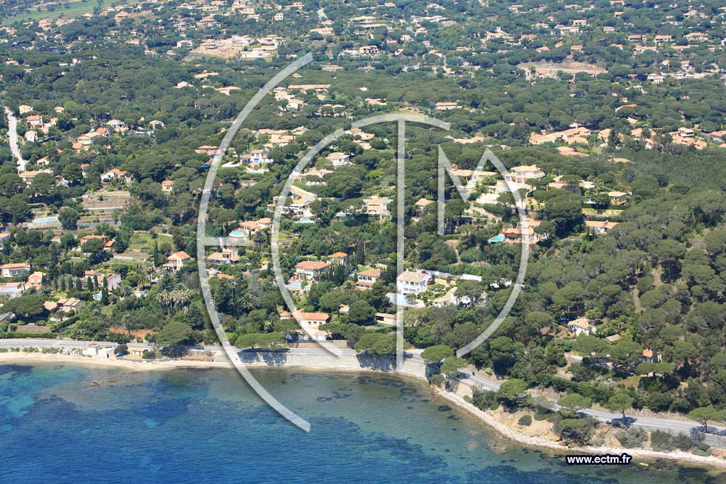 Photo arienne de Sainte Maxime