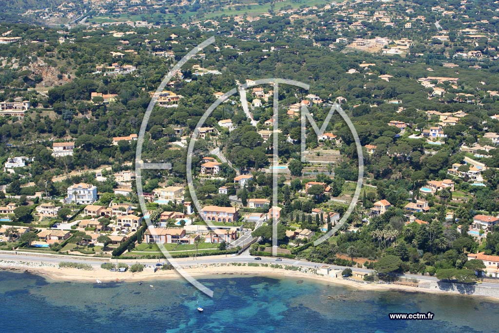 Photo arienne de Sainte Maxime