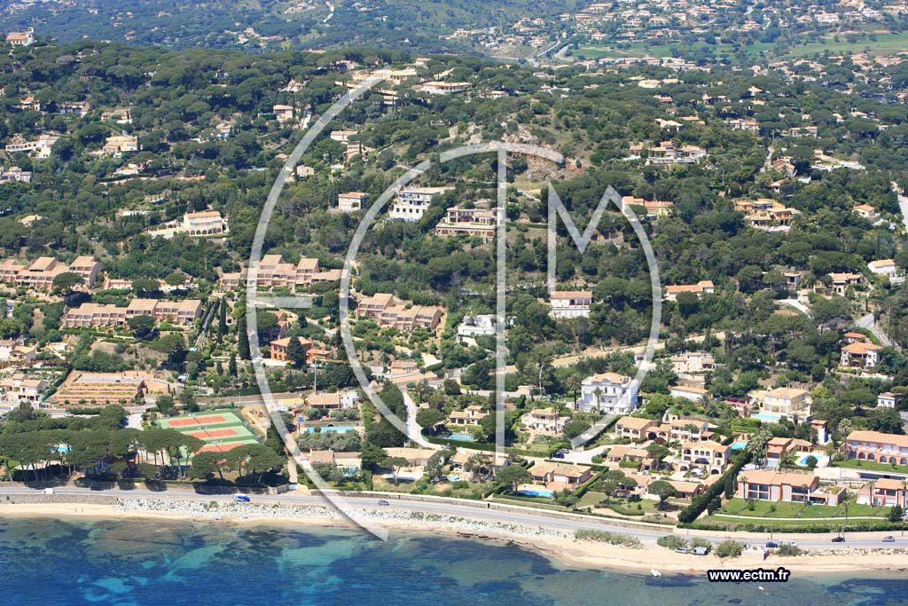 Photo arienne de Sainte Maxime