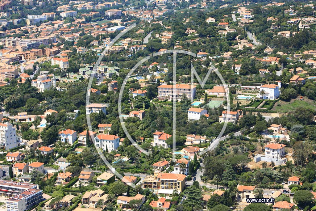 Photo arienne de Sainte Maxime
