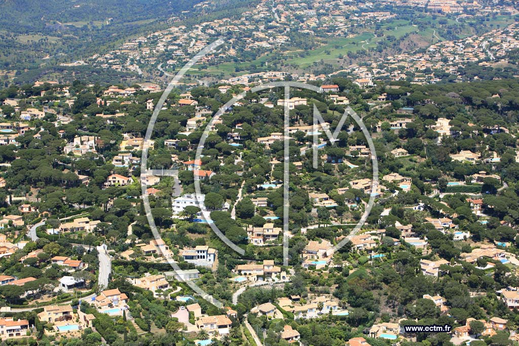 Photo arienne de Sainte Maxime