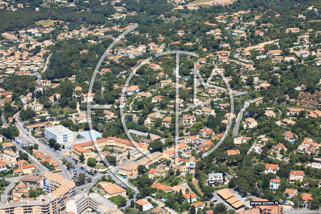 Photo arienne de Sainte Maxime