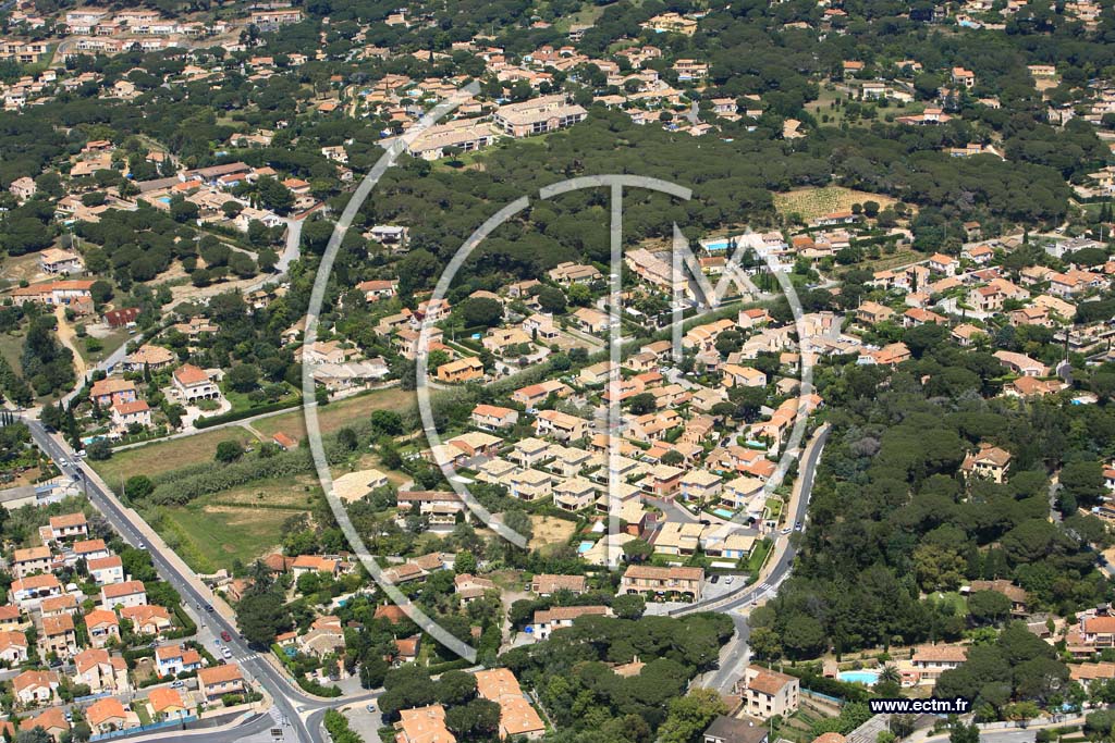 Photo arienne de Sainte Maxime