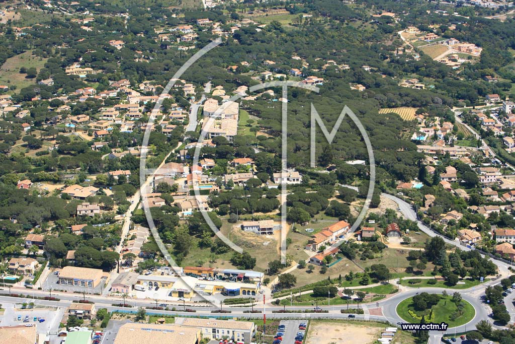 Photo arienne de Sainte Maxime