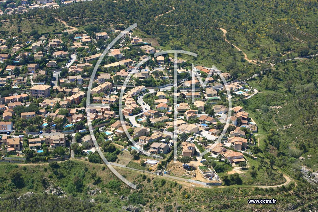 Photo arienne de Sainte Maxime