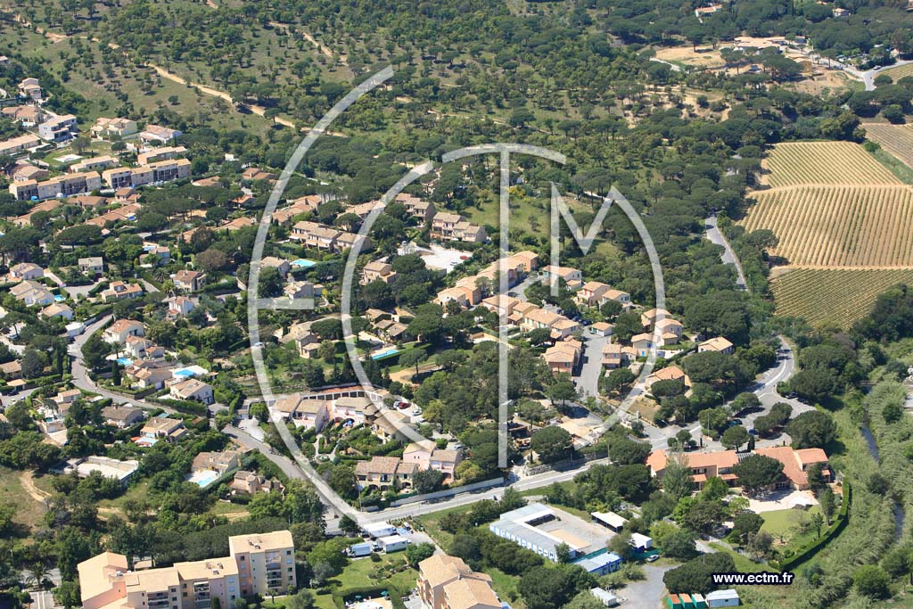 Photo arienne de Sainte Maxime