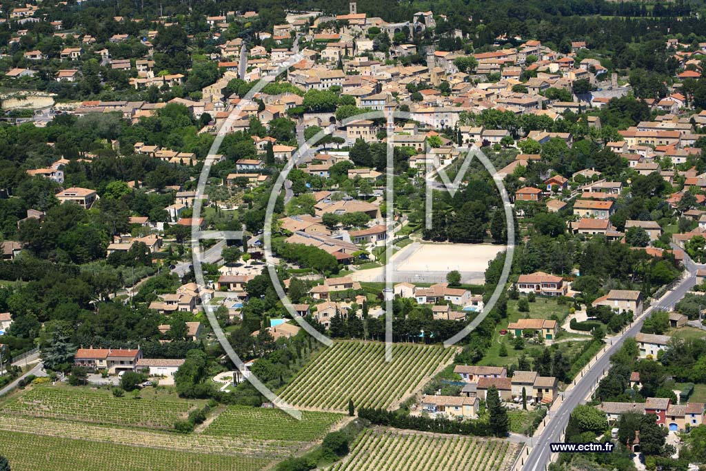 Photo arienne de Chateauneuf de Gadagne