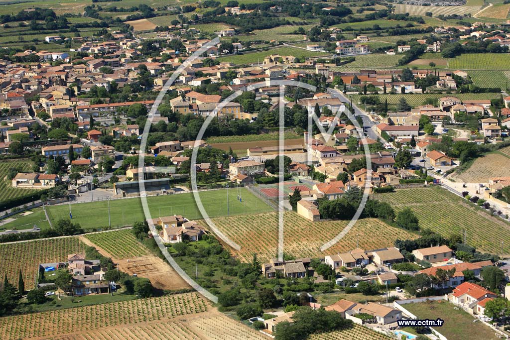 Photo arienne de Chateauneuf Du Pape