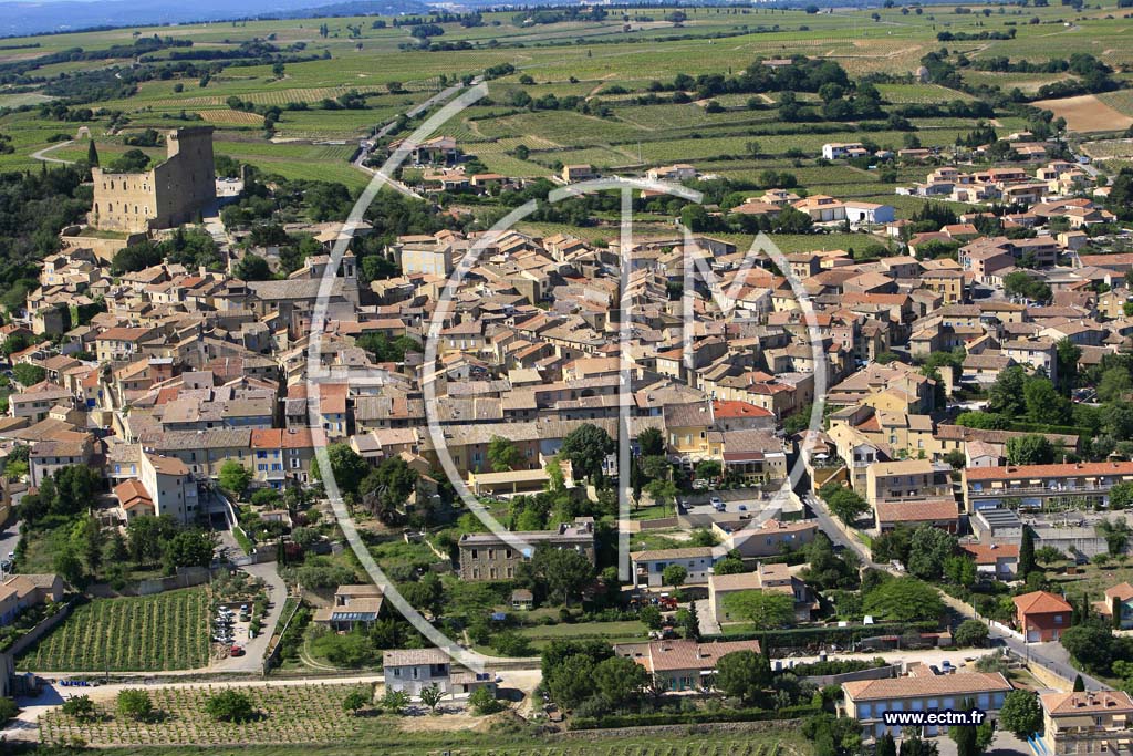 Photo arienne de Chateauneuf Du Pape