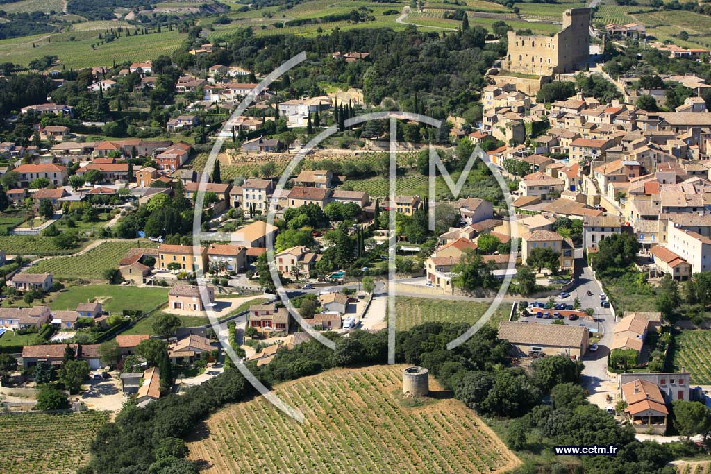 Photo arienne de Chateauneuf Du Pape