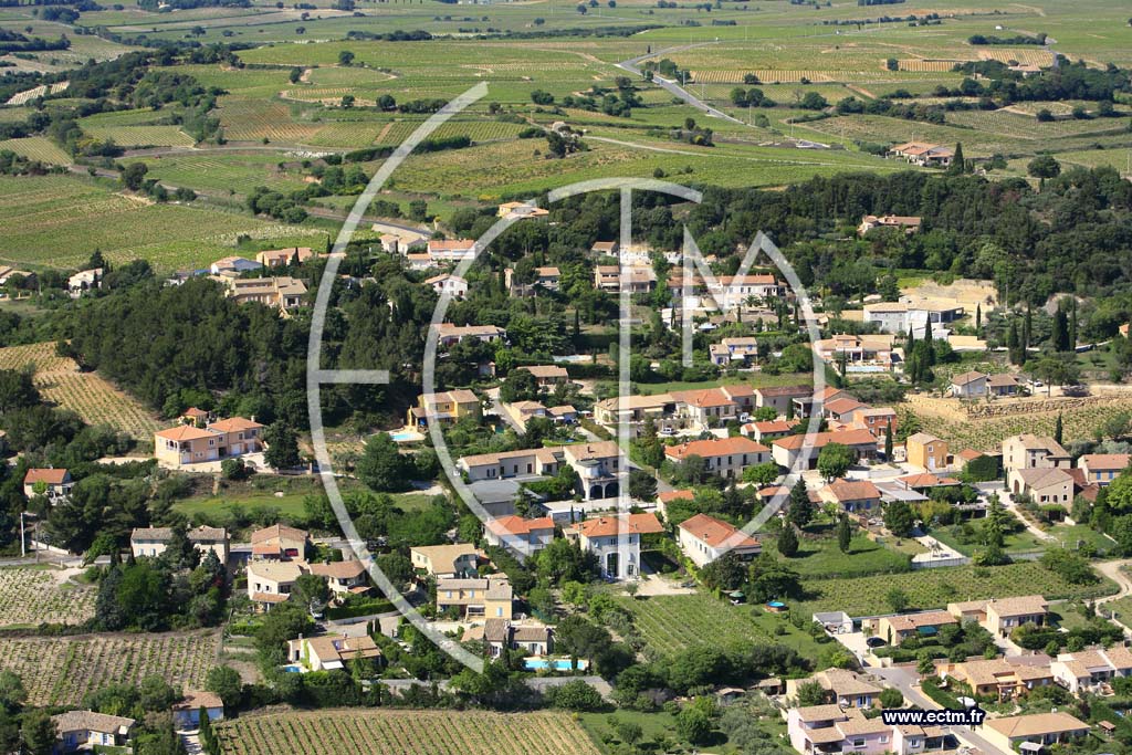 Photo arienne de Chateauneuf Du Pape