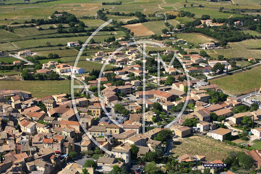 Photo arienne de Chateauneuf Du Pape