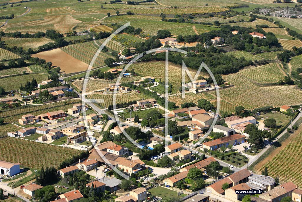 Photo arienne de Chateauneuf Du Pape