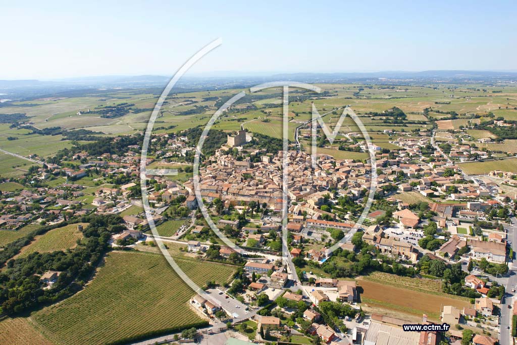 Photo arienne de Chateauneuf Du Pape