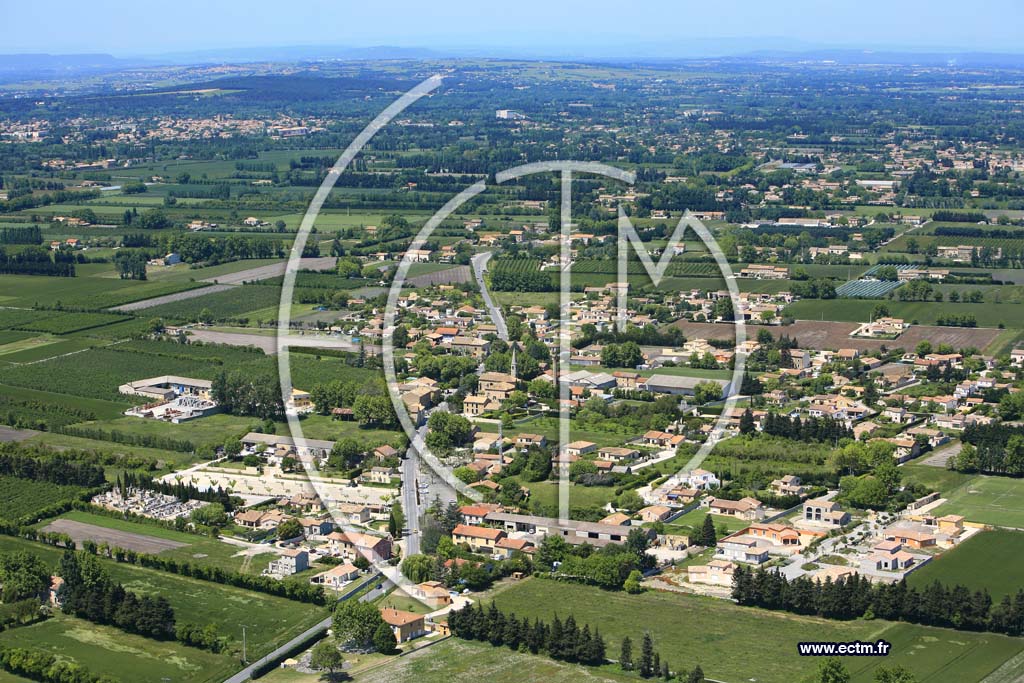 Photo arienne de Les Valayans