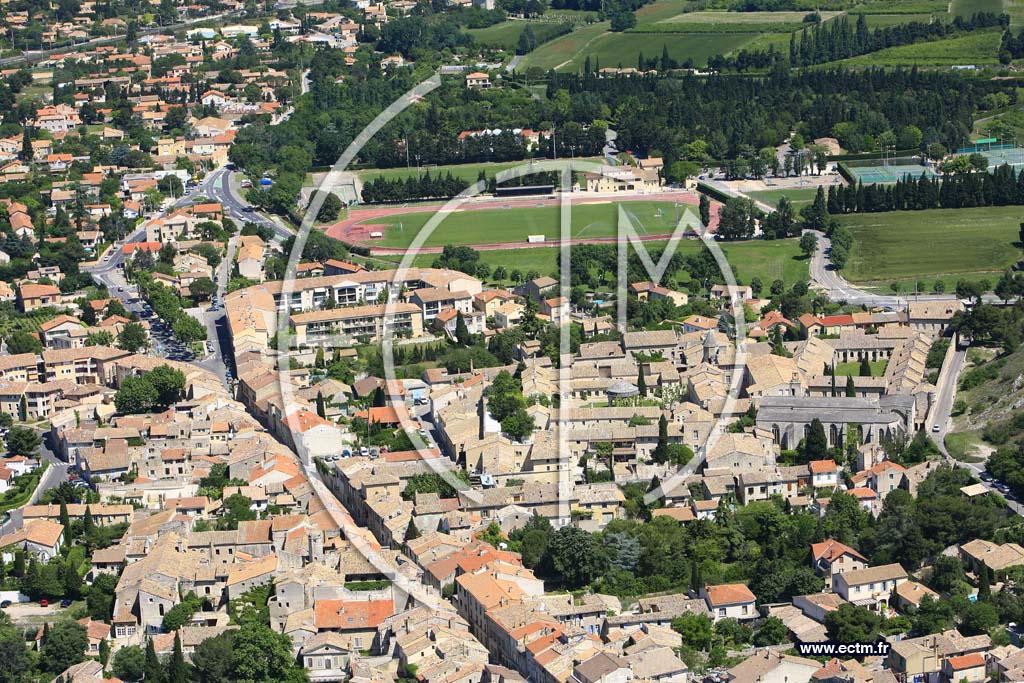 Photo arienne de Villeneuve les Avignon