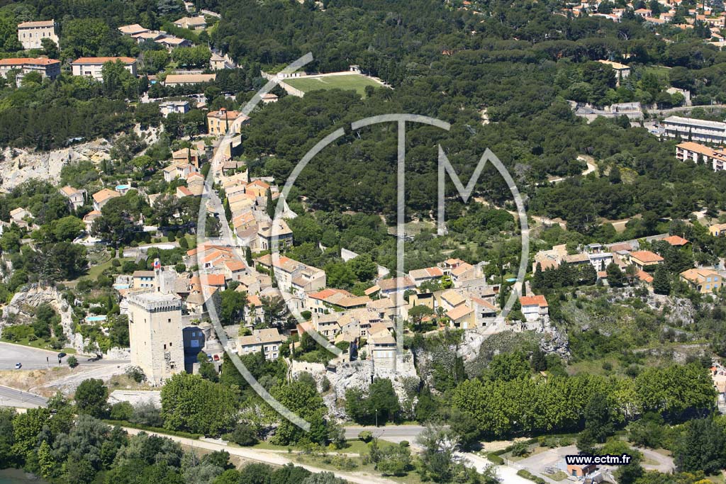 Photo arienne de Villeneuve les Avignon