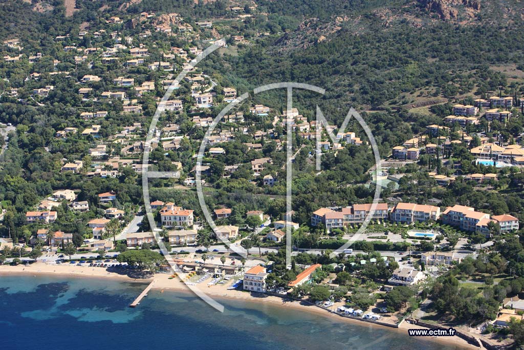Photo arienne de Agay