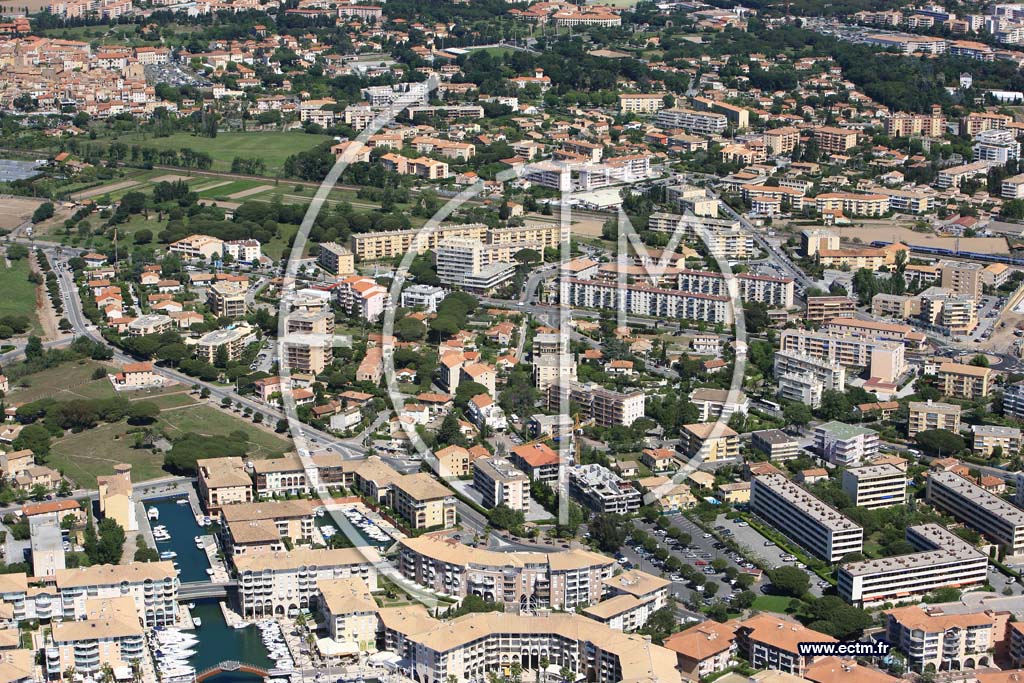 Photo arienne de Frejus